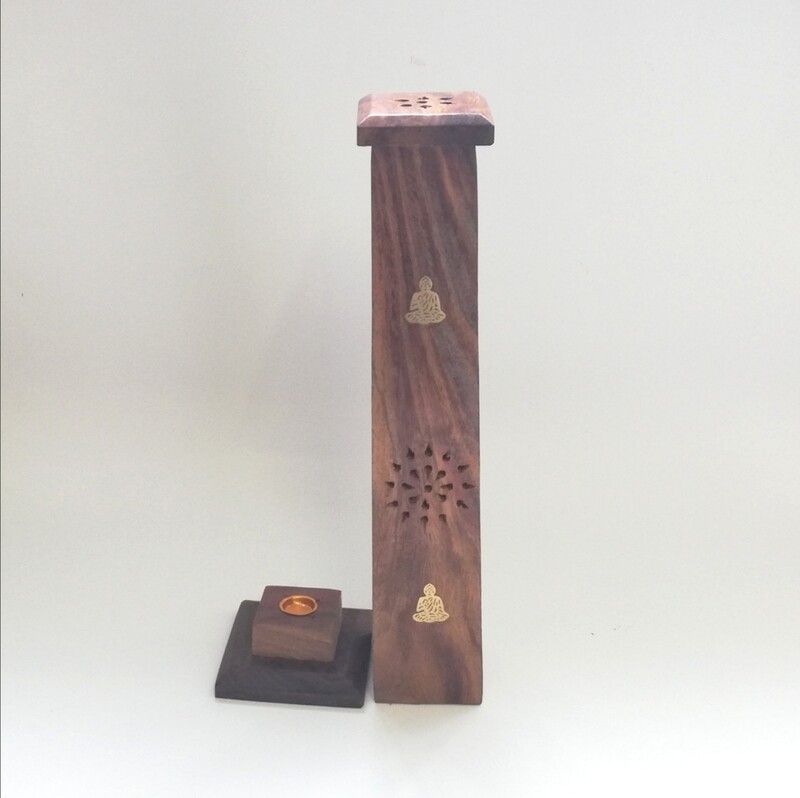 Wierooktoren hout Boeddha