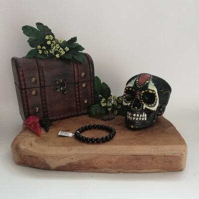 Black onyx armband