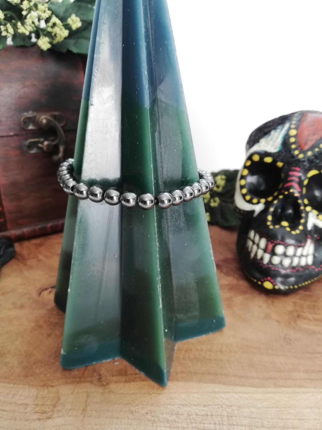 Hematiet armband 8 mm