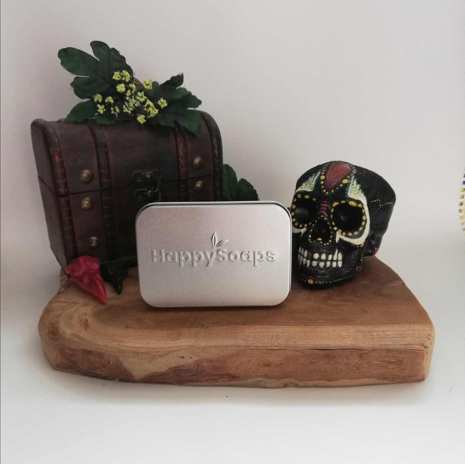 Happy soaps body bar blikje