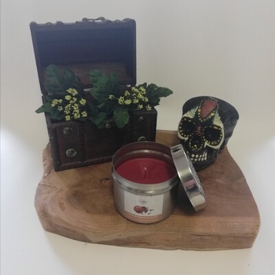 Green tree Sandalwood &amp; Clove geurkaars in blik