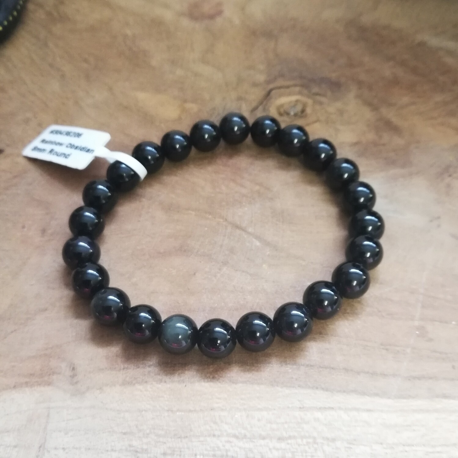 Rainbow obsidiaan armband 8 mm