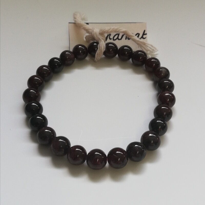 Granaat armband 8mm