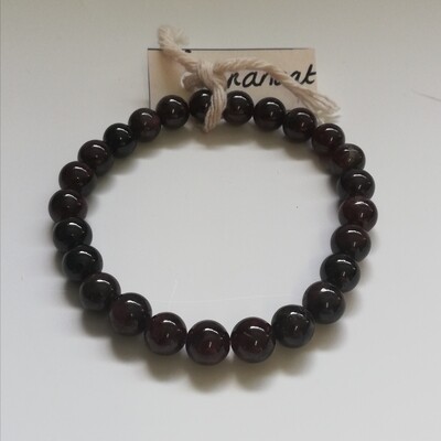 Granaat armband 8mm