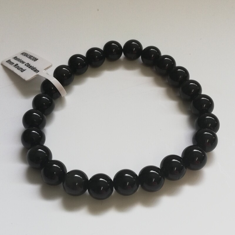 Rainbow obsidiaan armband 8 mm