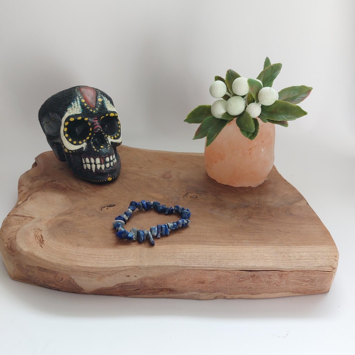 Lapis lazuli chips armband