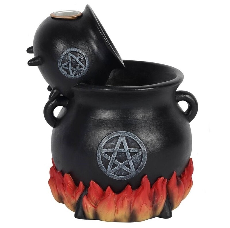 Pouring cauldrons backflow brander