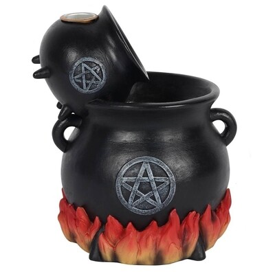 Pouring cauldrons backflow brander