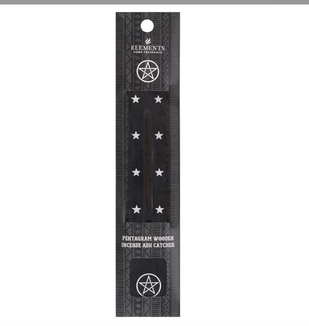 Pentagram wierookhouder, Kleur: Zwart