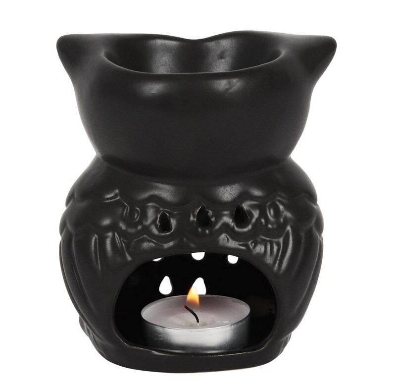 Zwarte uil olie brander