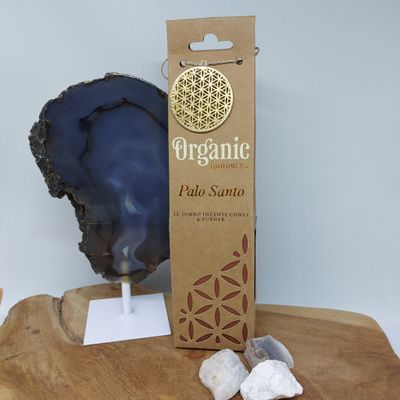 Organic goodness wierook kegels palo santo met houder