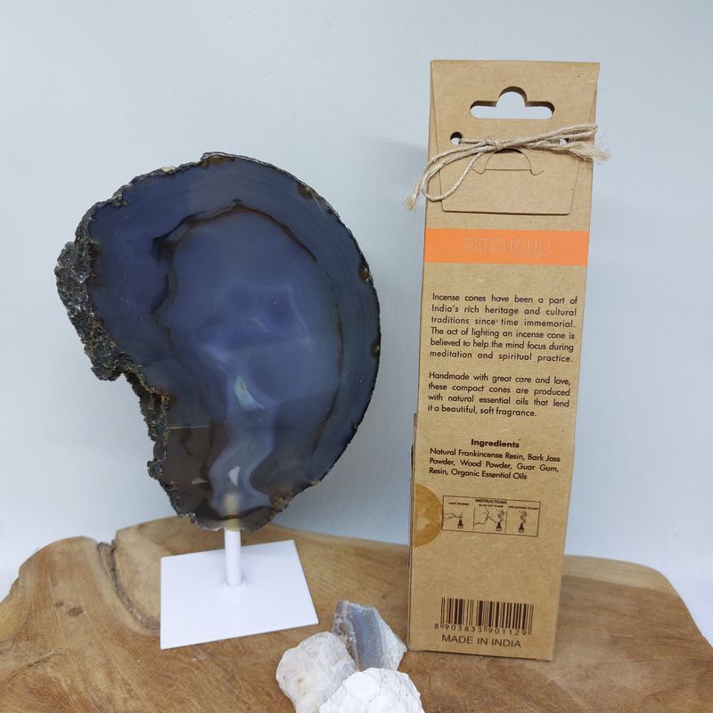 Organic goodness wierook kegels patchouli