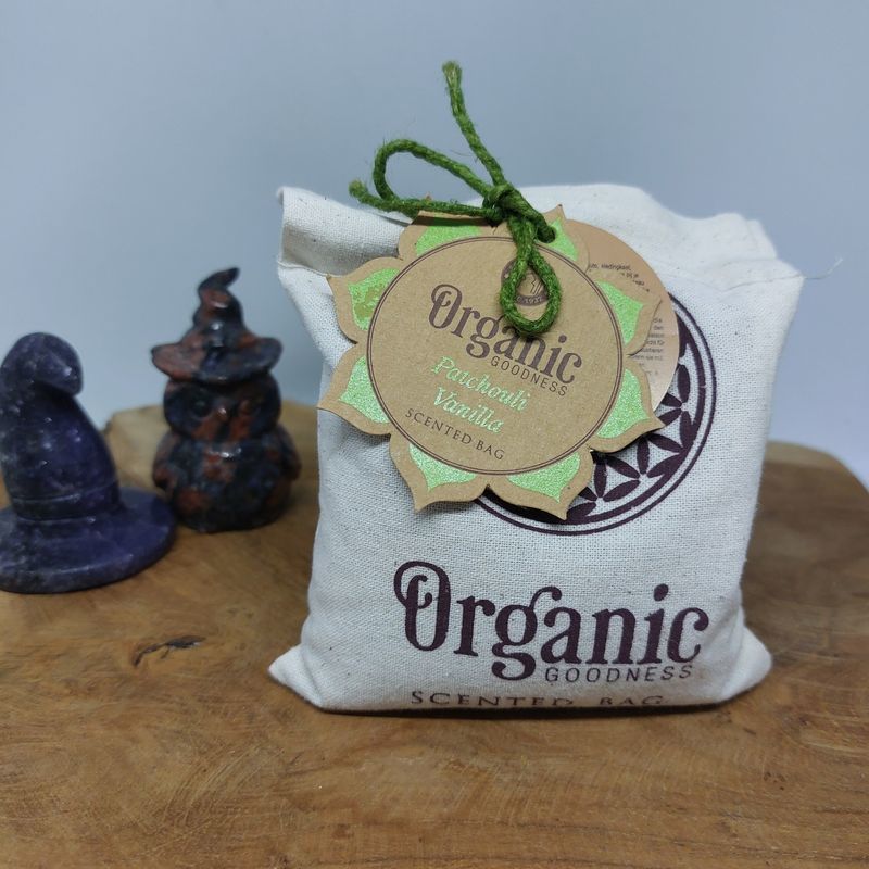 Organic geurzakje patchouli vanille