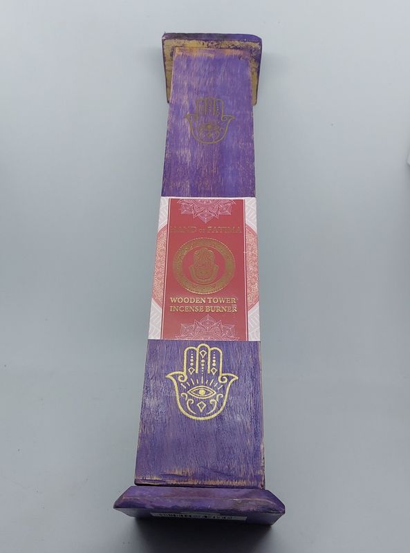 Paarse wierooktoren hand of fatima