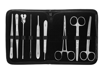 KIT DE DISECCIÓN 9 PIEZAS
