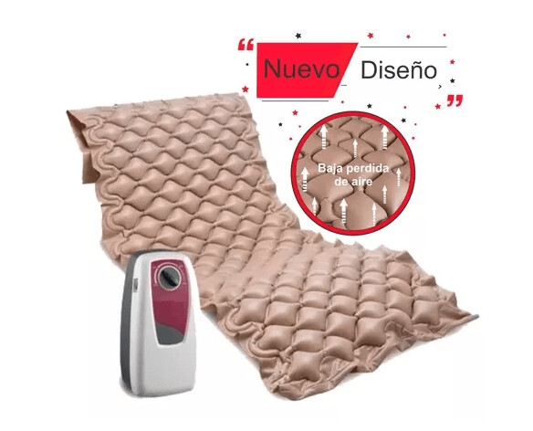 COLCHONETA ANTIESCARAS INFLABLE CON COMPRESOR