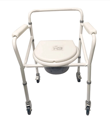 SILLA SANITARIA PINTADA CON RUEDAS