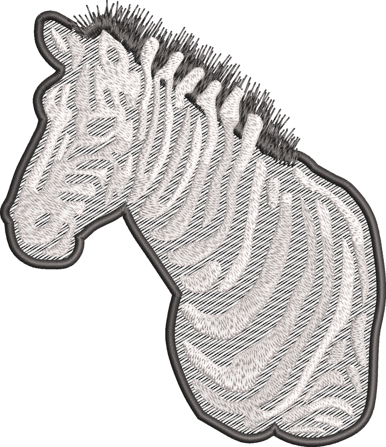 Zebra (evt. met mylar)
