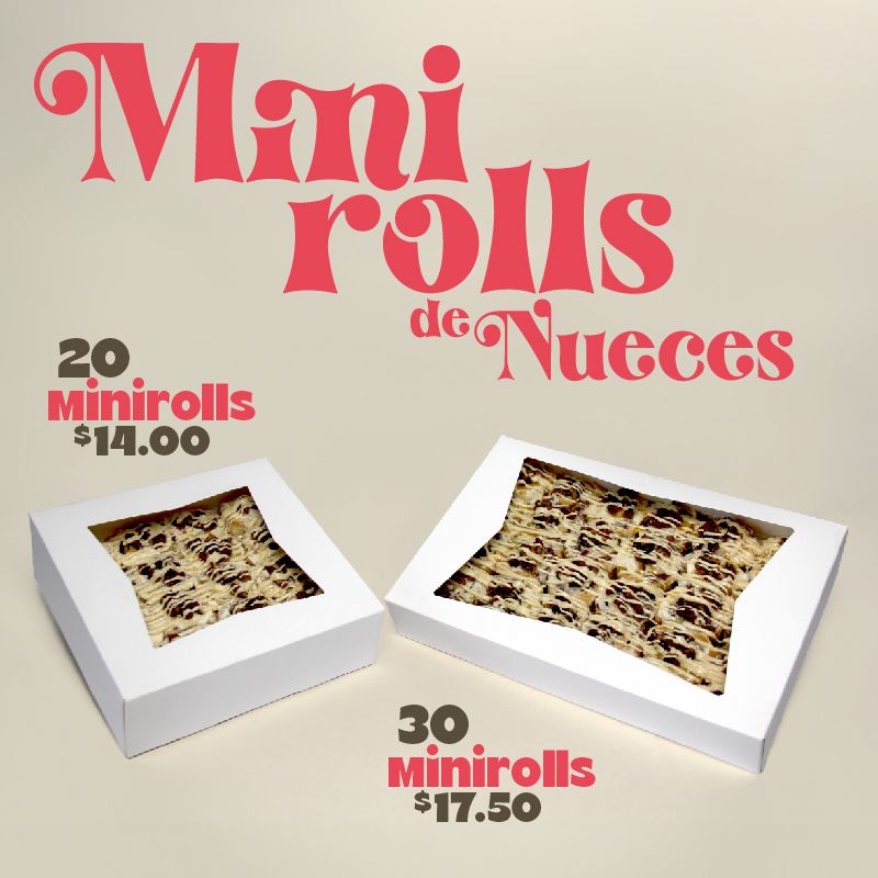 Mini rolls de Nueces