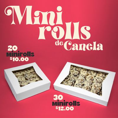 Mini rolls de canela