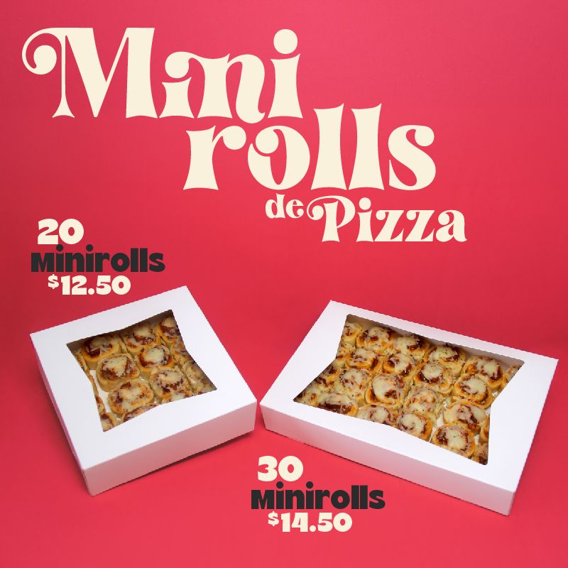 Mini rolls de Pizza