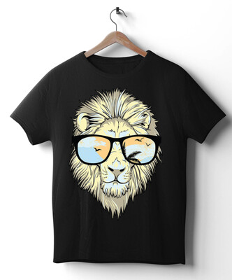 Lion With Glasses