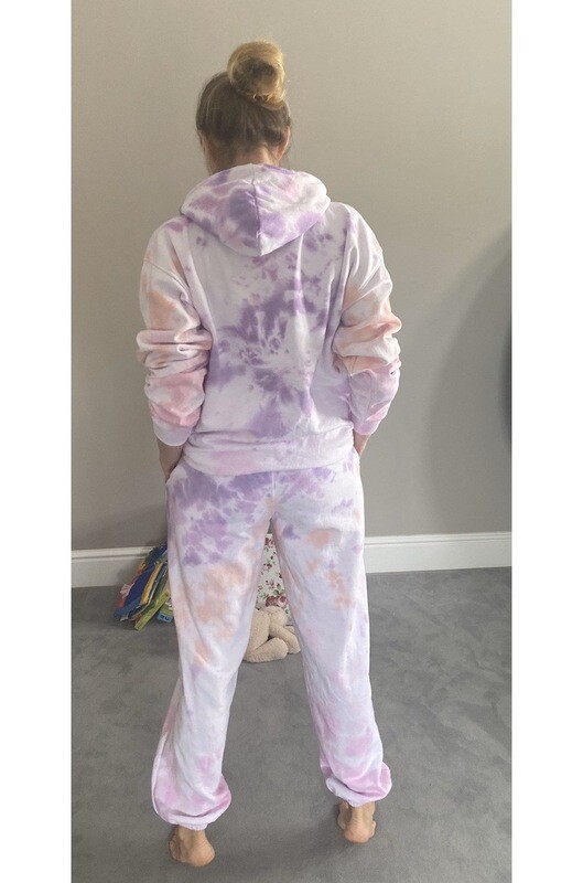 Bespoke Tie Dye Hoodie Sets  Size S-xl