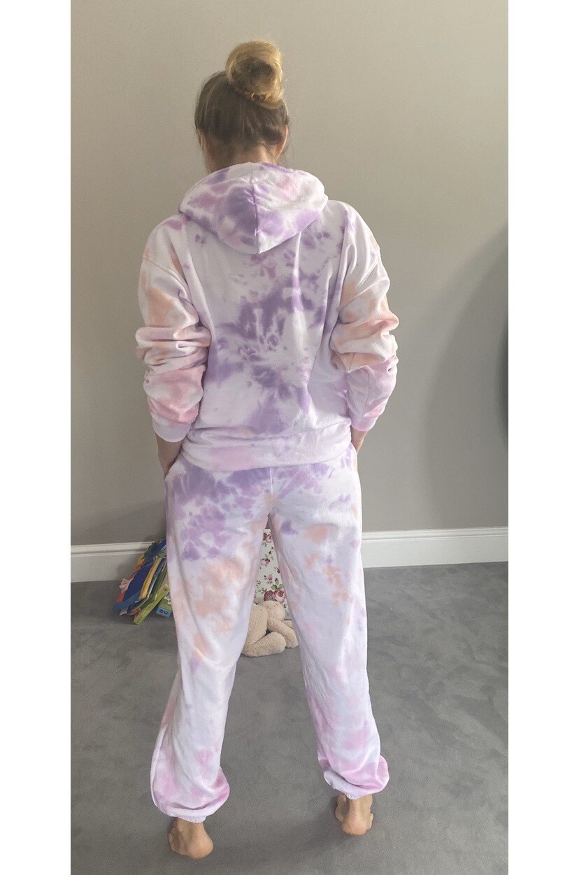 Bespoke Tie Dye Hoodie Sets  Size S-xl