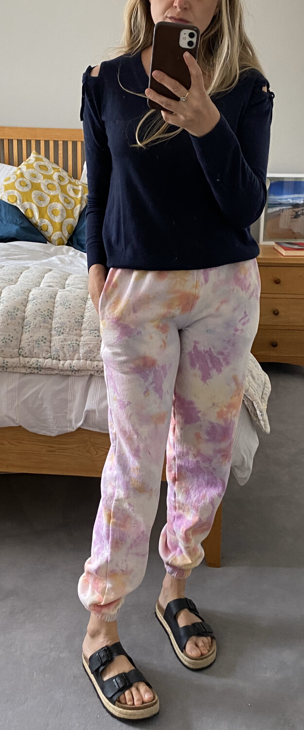 Pink Tie Dye Joggers Size 8-10