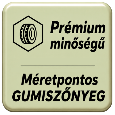 Prémium minőségű méretpontos Gumiszőnyegek