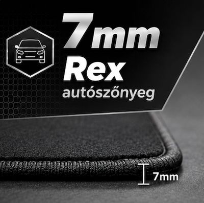 7mm Rex Szövet autószőnyegek