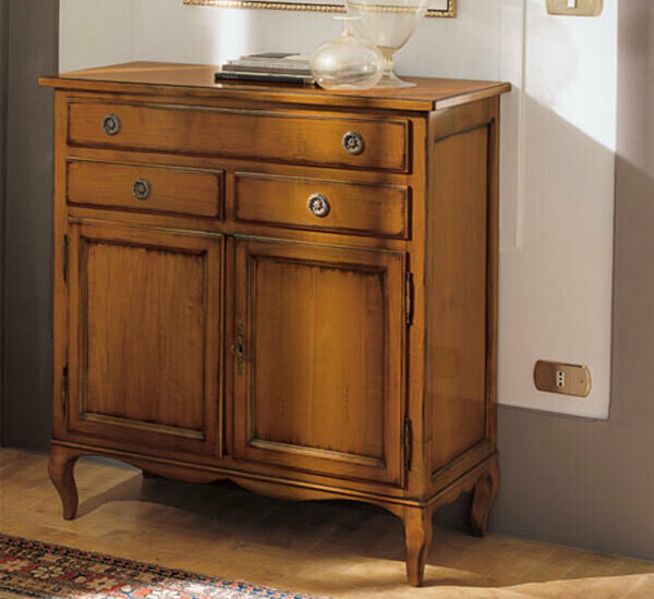 Credenza a due porte in ciliegio