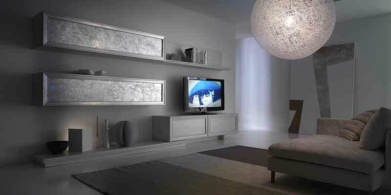Mobile a parete in rovere