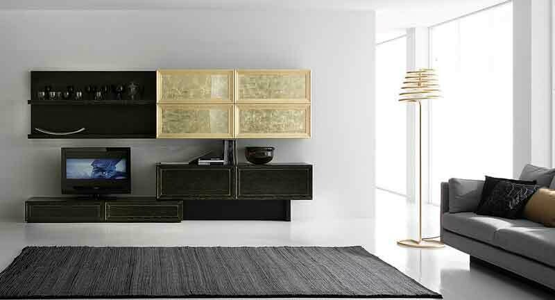 Mobile a parete in rovere
