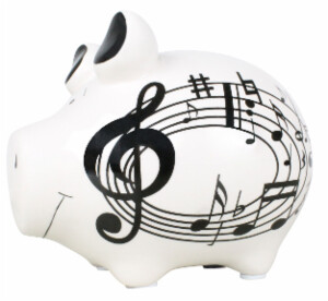 Sparschwein "Musik"