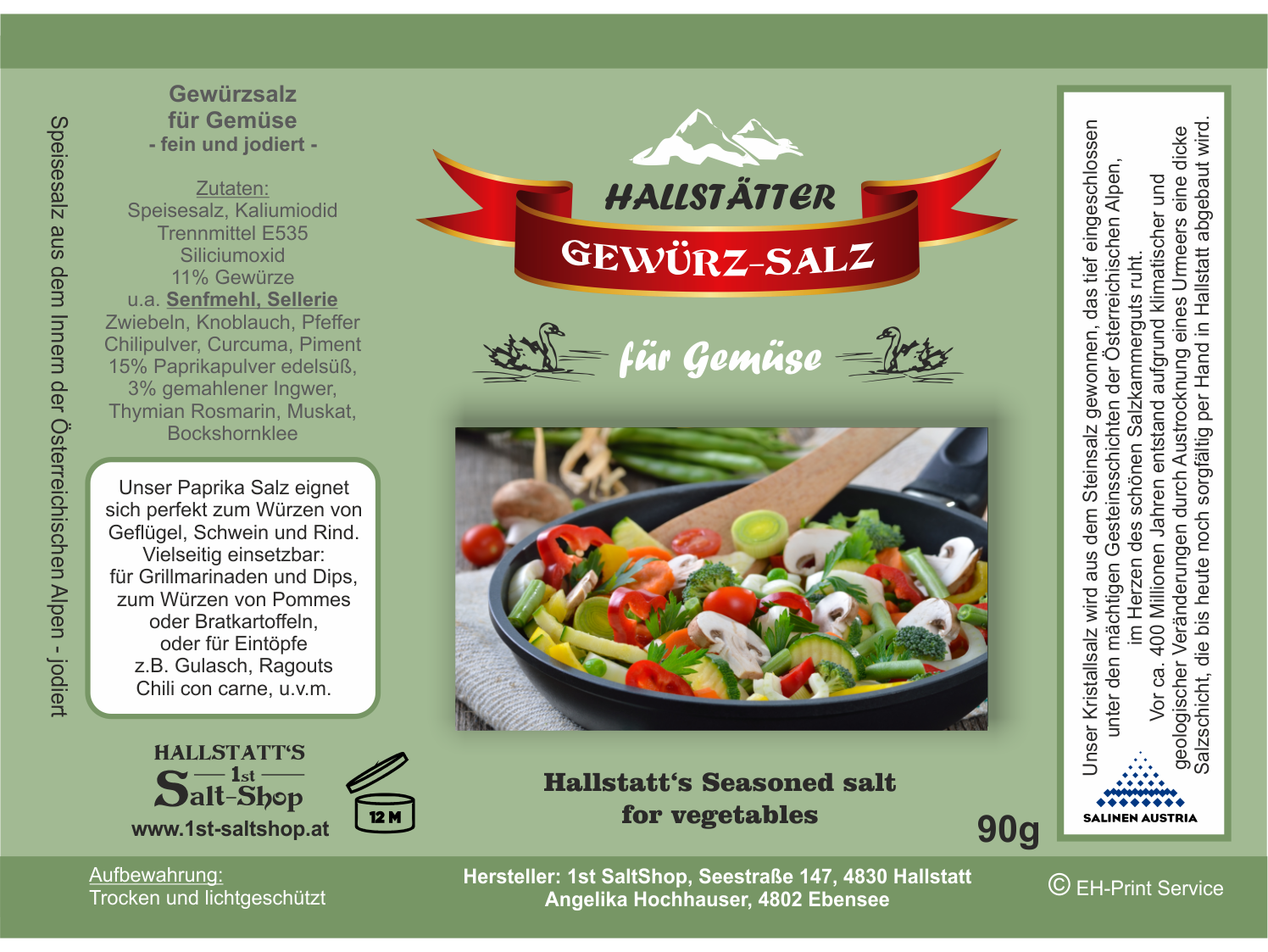 "Gemüse" Gewürzsalz