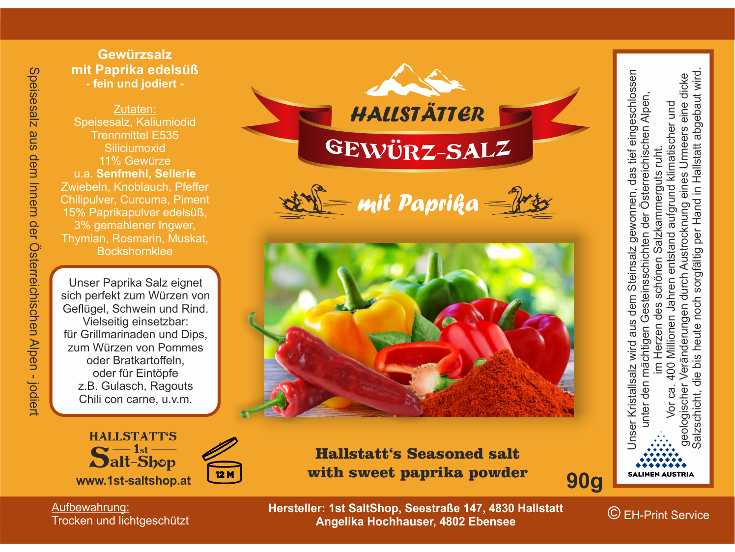 "Paprika" Gewürzsalz