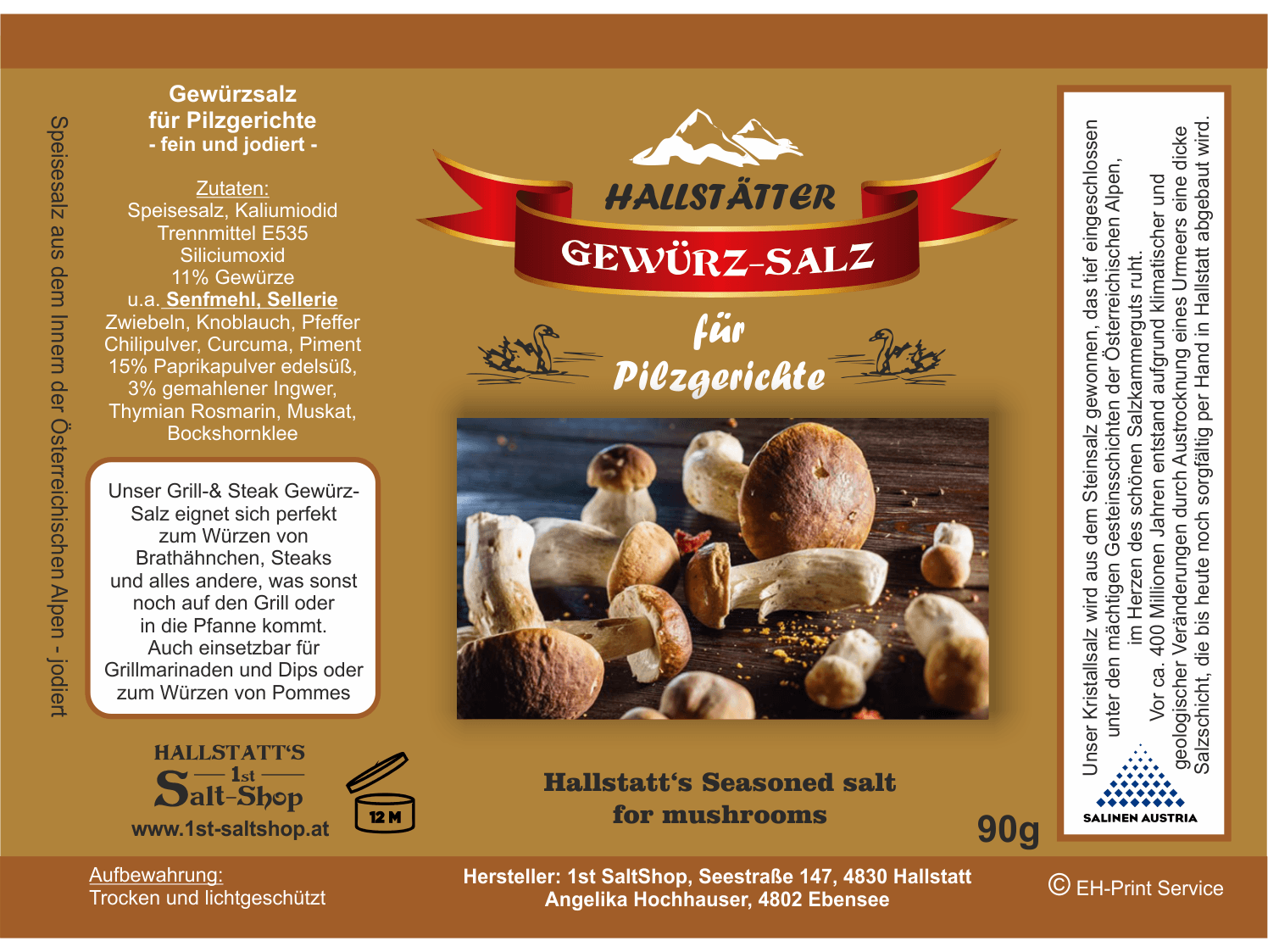 "Pilz" Gewürzsalz