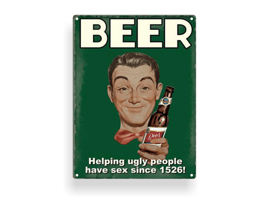 Retro-Schild "Beer"