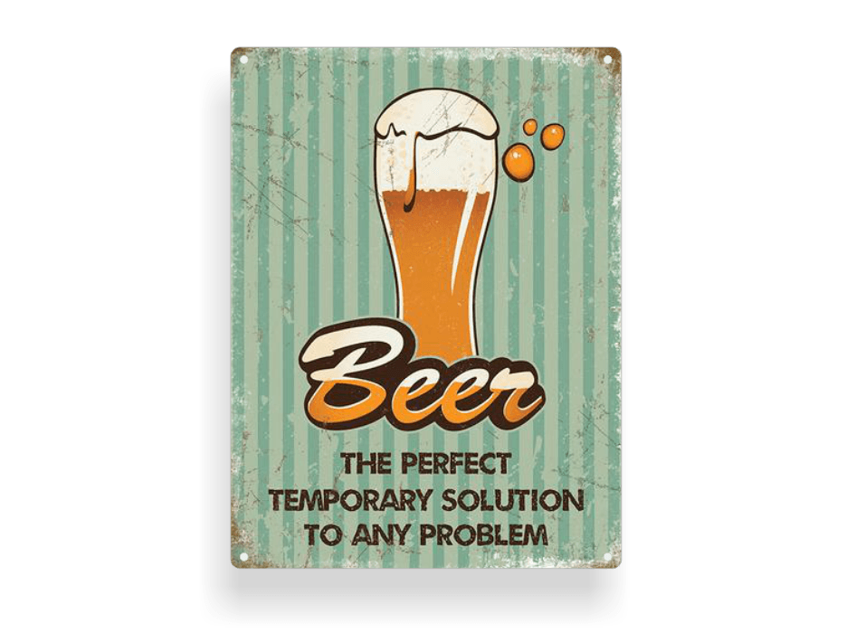 Retro-Schild "Beer"