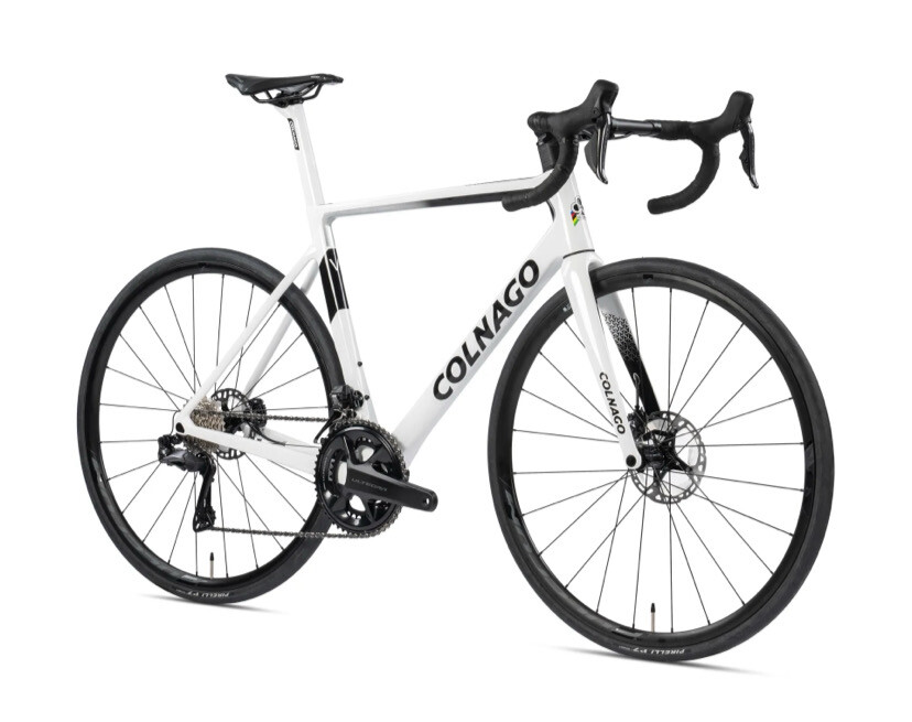 Colnago V3 Disc 2023 Complete Road Bike Shimano Ultegra Di2 12 spd Black White MKWK