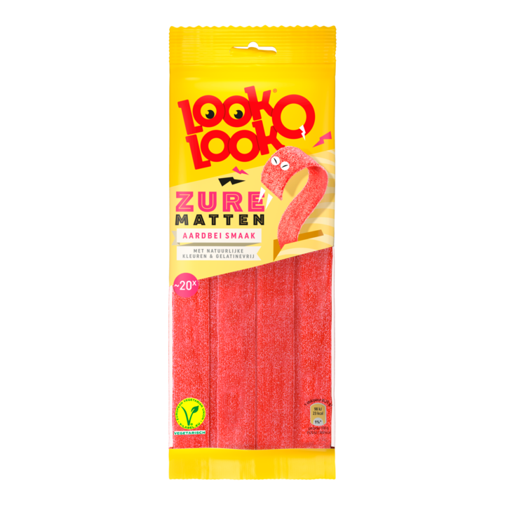 LOOK-O-LOOK ZURE AARDBEI STRIPS