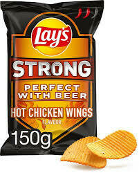 LAYS STRONG HOT CHICKEN WINGS