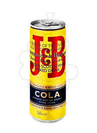 J&amp;B WHISKY COLA