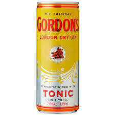 GORDON DRY GIN&amp;TONIC 25CL