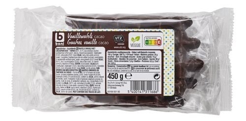 Boni Vanillewafels Cacao (5pcs)