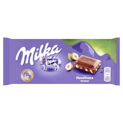 Milka Reep Chocolade Hazelnoot