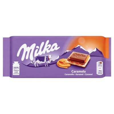 Milka Reep Chocolade Caramel