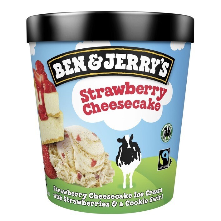 B&amp;J’s Strawberry Cheesecake