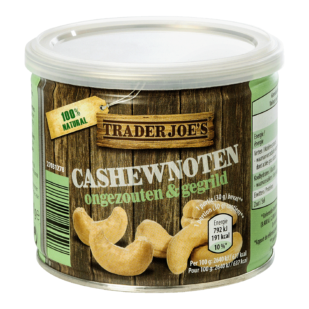Cashew Noten Ongezouten &amp; Gegrild